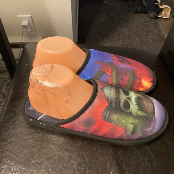 Star Wars Skeletor He-Man Snake Men’s Multicolor Slippers Size Large size 10 - Picture 2 of 12